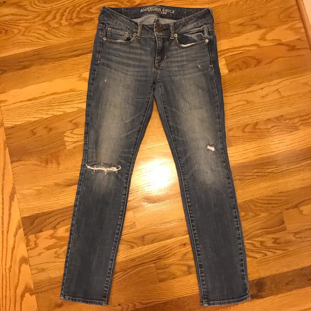 Size 2 Skinny Stretch Medium Wash AEO Jeans